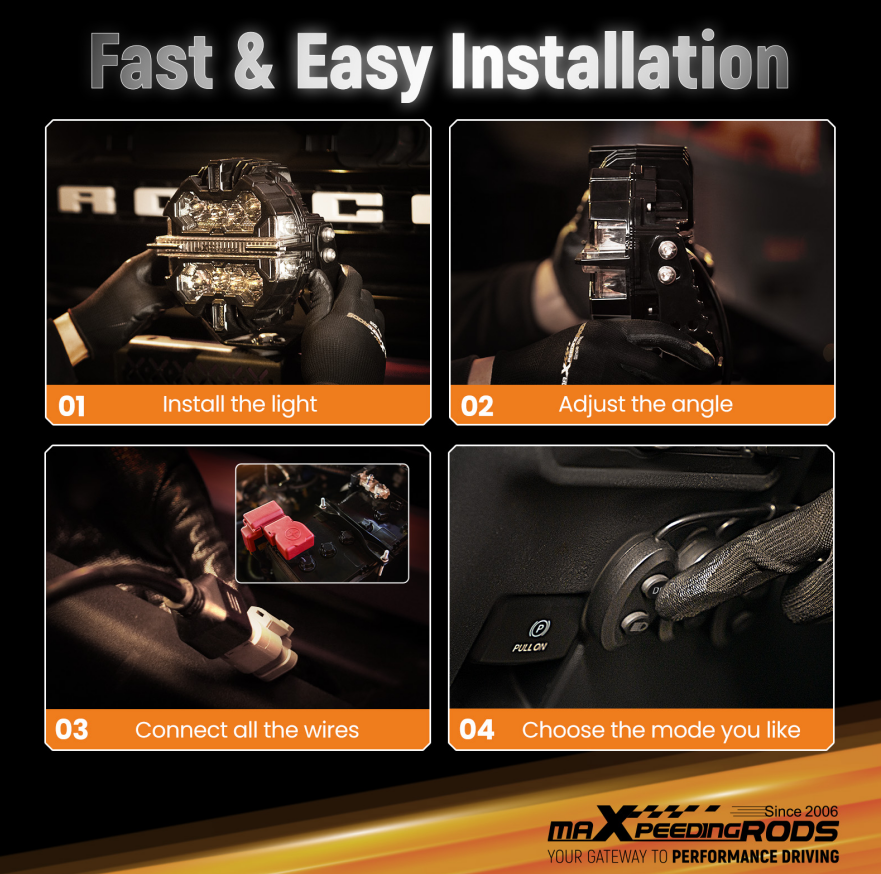 MaXpeedingRods Blog | An Automotive Blog from MaXpeedingRods - Light Up the Trail: Upgrade Your Off-Road Adventure with MaXpeedingRods Driving Lights